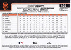 2025 Topps #495 Casey Schmitt San Francisco Giants