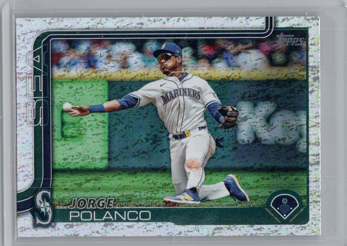 2025 Topps #361 Jorge Polanco Holo Foil Seattle Mariners