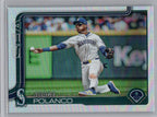 2025 Topps #361 Jorge Polanco Rainbow Foil Seattle Mariners