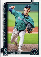 2025 Topps #358 Bryce Miller Seattle Mariners