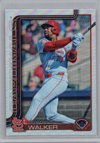 2025 Topps #485 Jordan Walker Rainbow Foil St. Louis Cardinals