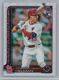 2025 Topps #418 Michael Helman Rainbow Foil St. Louis Cardinals