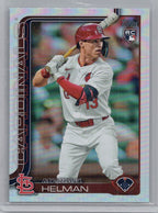 2025 Topps #418 Michael Helman Rainbow Foil St. Louis Cardinals