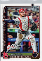 2025 Topps #472 Willson Contreras St. Louis Cardinals