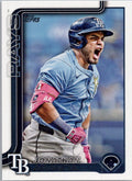 2025 Topps #678 Jonathan Aranda Tampa Bay Rays
