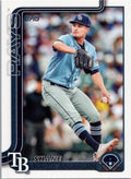 2025 Topps #492 Shane McClanahan Tampa Bay Rays