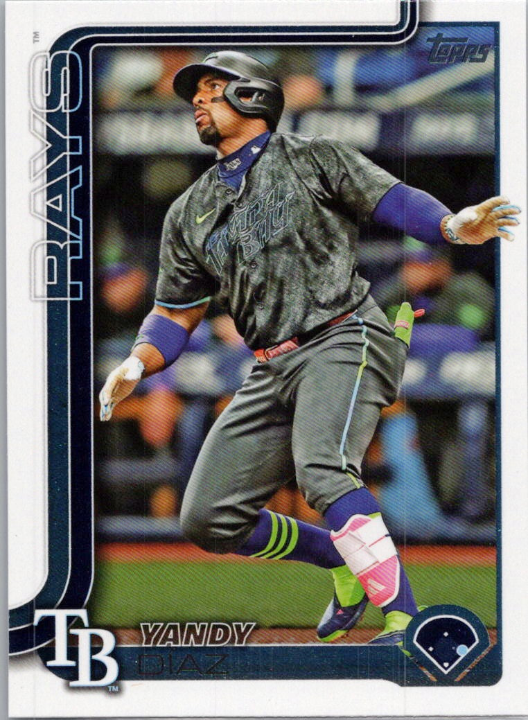 2025 Topps #402 Yandy Díaz Tampa Bay Rays