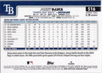 2025 Topps #516 Jonny DeLuca Tampa Bay Rays