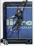 2025 Topps #516 Jonny DeLuca Tampa Bay Rays