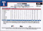 2025 Topps #374 Dustin Harris Texas Rangers
