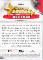 2025 Topps #SMLB-54 Kumar Rocker Stars of MLB Texas Rangers