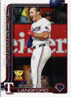 2025 Topps #455 Wyatt Langford Texas Rangers