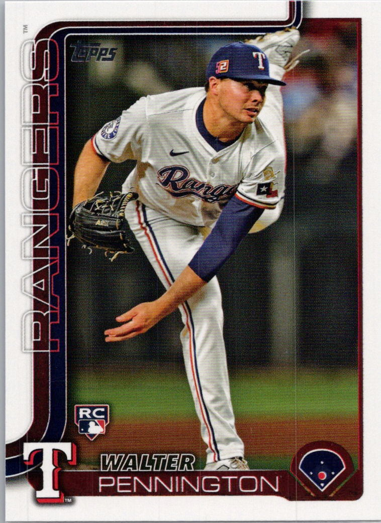 2025 Topps #493 Walter Pennington Texas Rangers