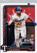 2025 Topps #589 Ezequiel Duran Texas Rangers