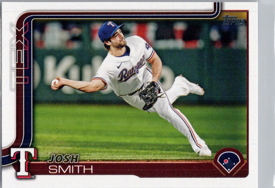 2025 Topps #668 Josh Smith Texas Rangers