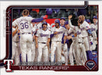 2025 Topps #593 Texas Rangers Texas Rangers