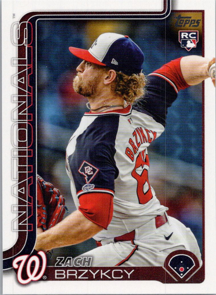 2025 Topps #411 Zach Brzykcy Washington Nationals