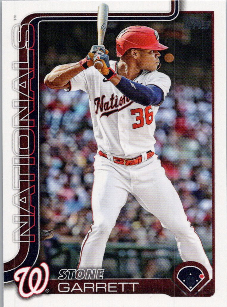 2025 Topps #601 Stone Garrett Washington Nationals