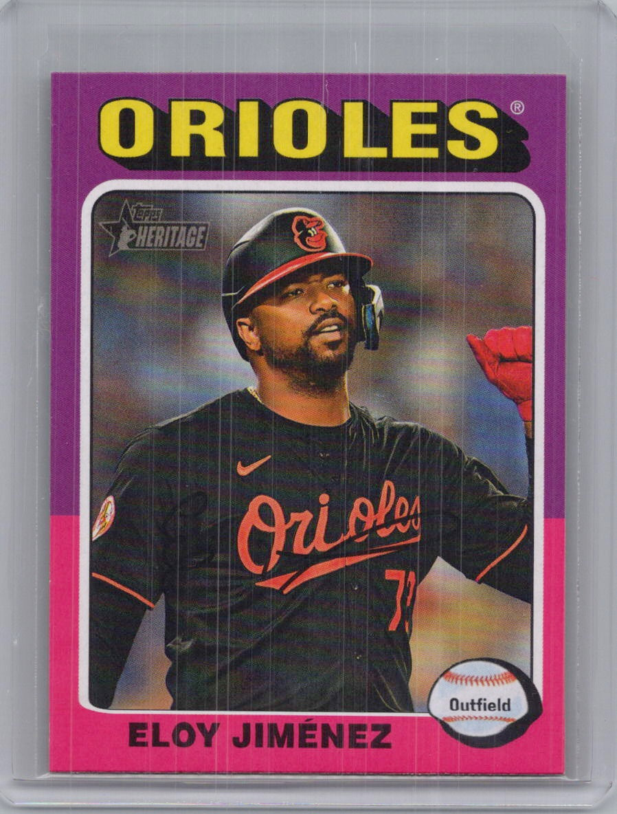 2024 Topps Heritage #708 Eloy Jiménez Baltimore Orioles