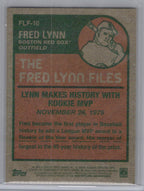 2024 Topps Heritage #FLF-10 Fred Lynn The Fred Lynn Files Boston Red Sox