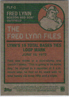 2024 Topps Heritage #FLF-3 Fred Lynn The Fred Lynn Files Boston Red Sox
