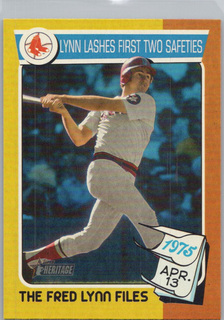 2024 Topps Heritage #FLF-1 Fred Lynn The Fred Lynn Files Boston Red Sox