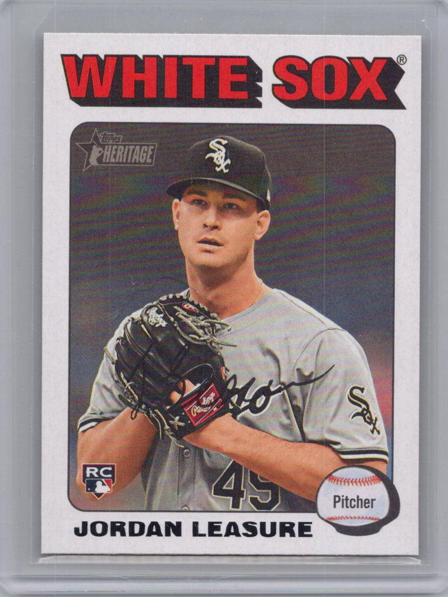 2024 Topps Heritage #716 Jordan Leasure White Border Chicago White Sox