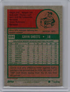 2024 Topps Heritage #694 Gavin Sheets Chrome #/699 Chicago White Sox