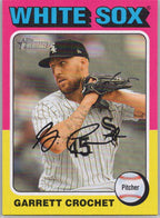 2024 Topps Heritage #627 Garrett Crochet Chicago White Sox