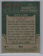 2024 Topps Heritage #PP-7 Elly De La Cruz Perfectly Programmed Cincinnati Reds