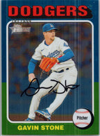 2024 Topps Heritage #642 Gavin Stone Chrome #/699 Los Angeles Dodgers