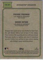 2024 Topps Heritage #CC-10 Dodgers Dingers (Shohei Ohtani / Freddie Freeman)
