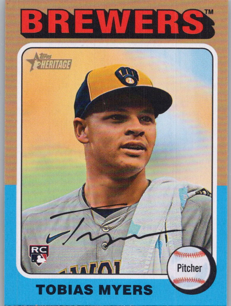 2024 Topps Heritage #720 Tobias Myers Milwaukee Brewers