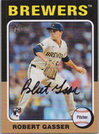 2024 Topps Heritage #688 Robert Gasser Milwaukee Brewers