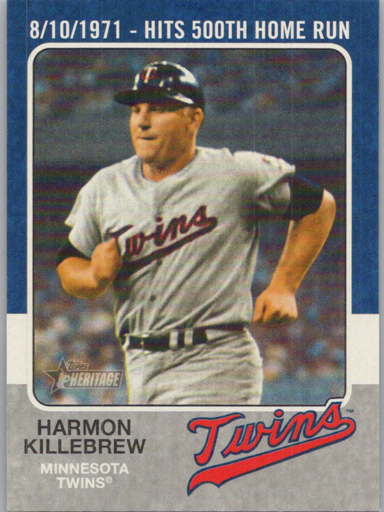 2024 Topps Heritage #75R-4 Harmon Killebrew 1975 Retires Minnesota Twins
