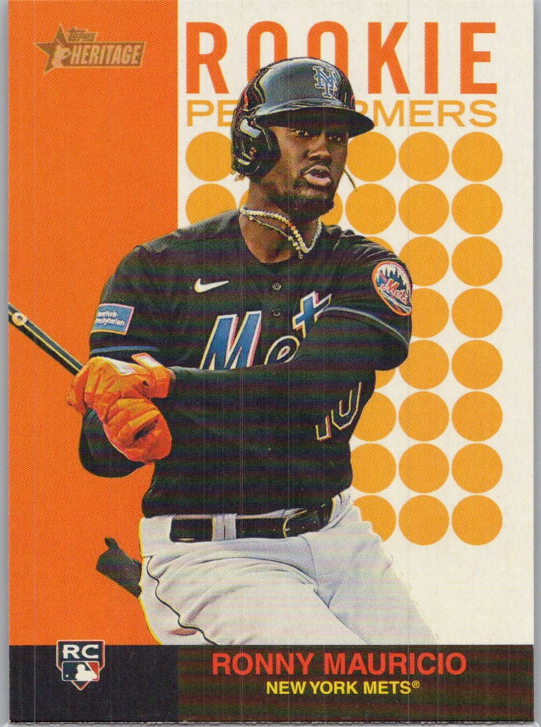 2024 Topps Heritage #RP-4 Ronny Mauricio Rookie Performers New York Mets