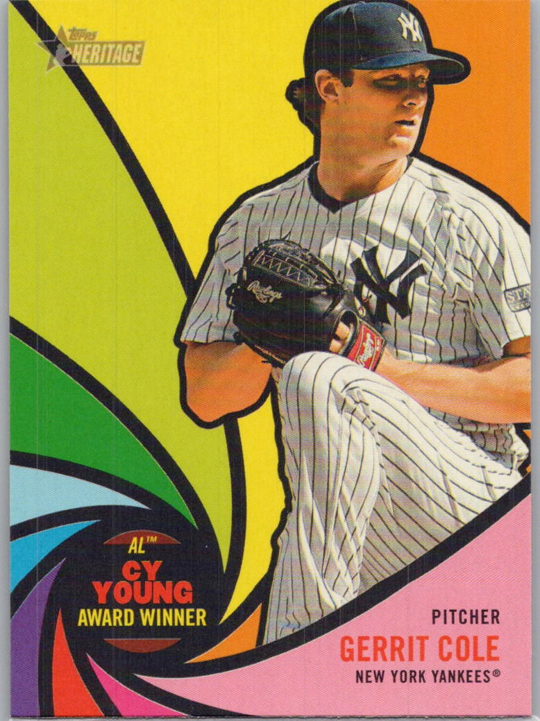 2024 Topps Heritage #AW-3 Gerrit Cole Award Winners New York Yankees