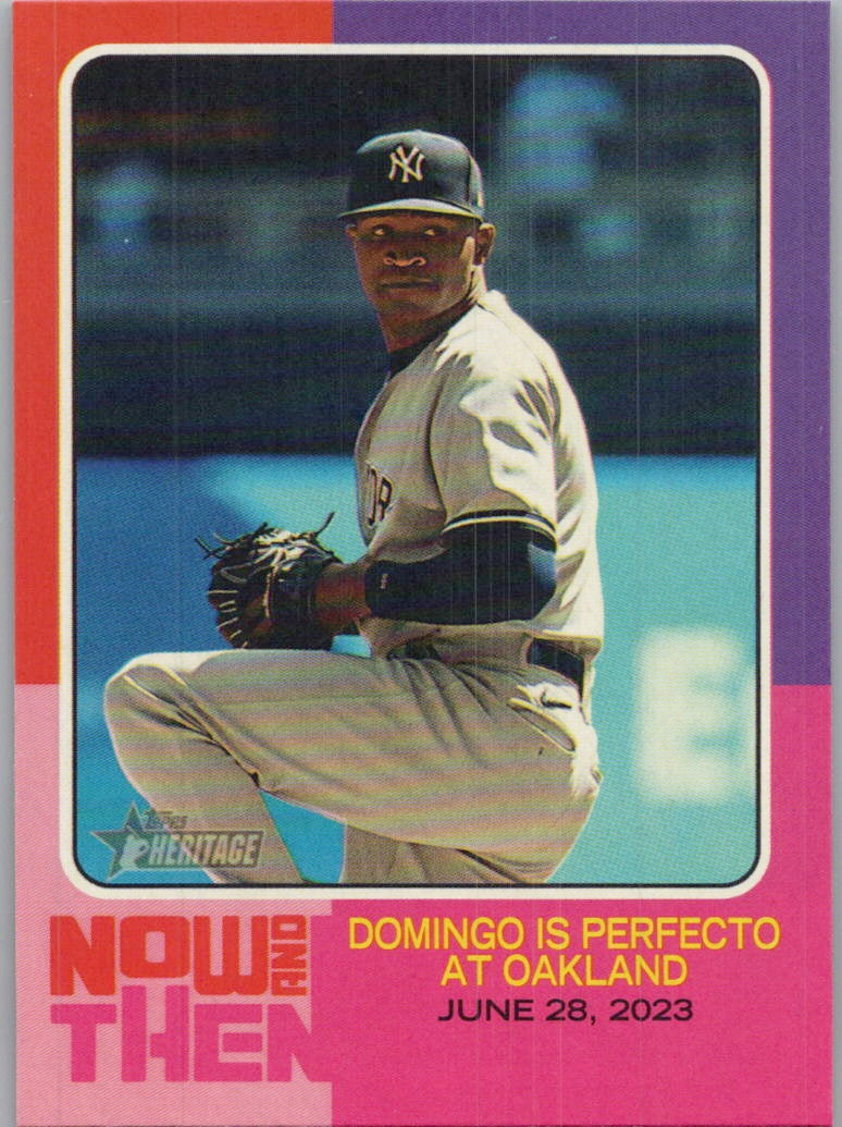 2024 Topps Heritage #NAT-11 Domingo Germán Now and Then New York Yankees