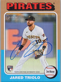 2024 Topps Heritage #ROAJT Jared Triolo Real One Autographs (High Number) Pittsburgh Pirates