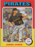 2024 Topps Heritage #675 Jared Jones Image Variation Pittsburgh Pirates