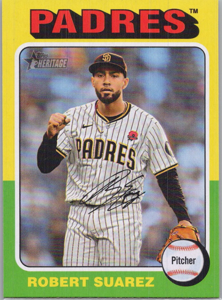 2024 Topps Heritage #714 Robert Suarez San Diego Padres