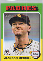 2024 Topps Heritage #689 Jackson Merrill San Diego Padres