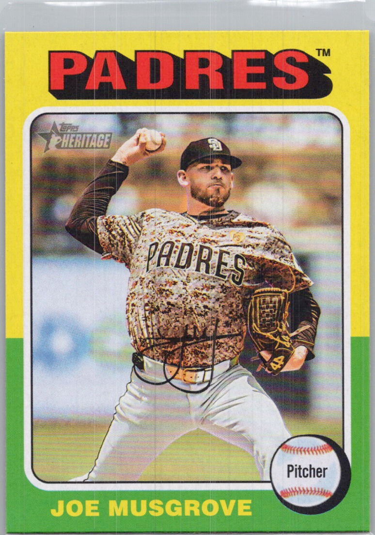 2024 Topps Heritage #502 Joe Musgrove San Diego Padres