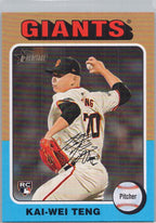 2024 Topps Heritage #638 Kai-Wei Teng San Francisco Giants