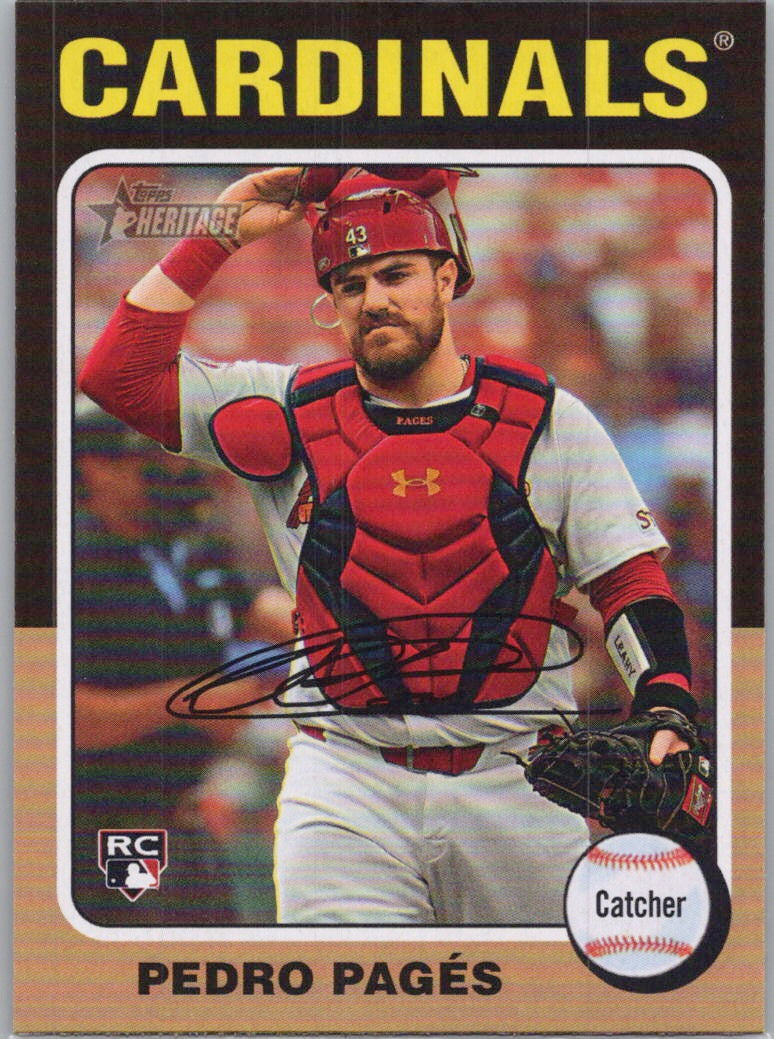 2024 Topps Heritage #704 Pedro Pagés St. Louis Cardinals