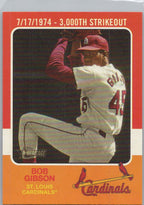 2024 Topps Heritage #75R-9 Bob Gibson 1975 Retires St. Louis Cardinals