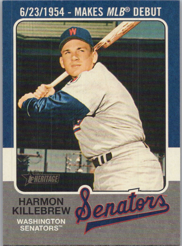 2024 Topps Heritage #75R-1 Harmon Killebrew 1975 Retires Washington Senators