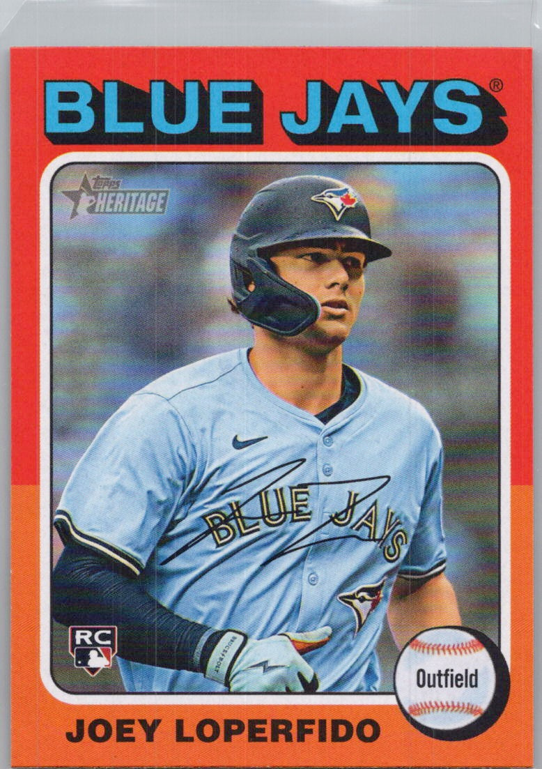 2024 Topps Heritage #709 Joey Loperfido Toronto Blue Jays