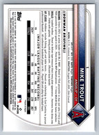 2025 Bowman #1 Mike Trout Los Angeles Angels