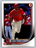 2025 Bowman #1 Mike Trout Los Angeles Angels